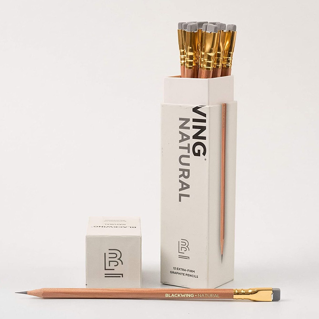 BLACKWING Natural | Caja 12 Lápices - (Extra Firme - HB) - Original Cedro