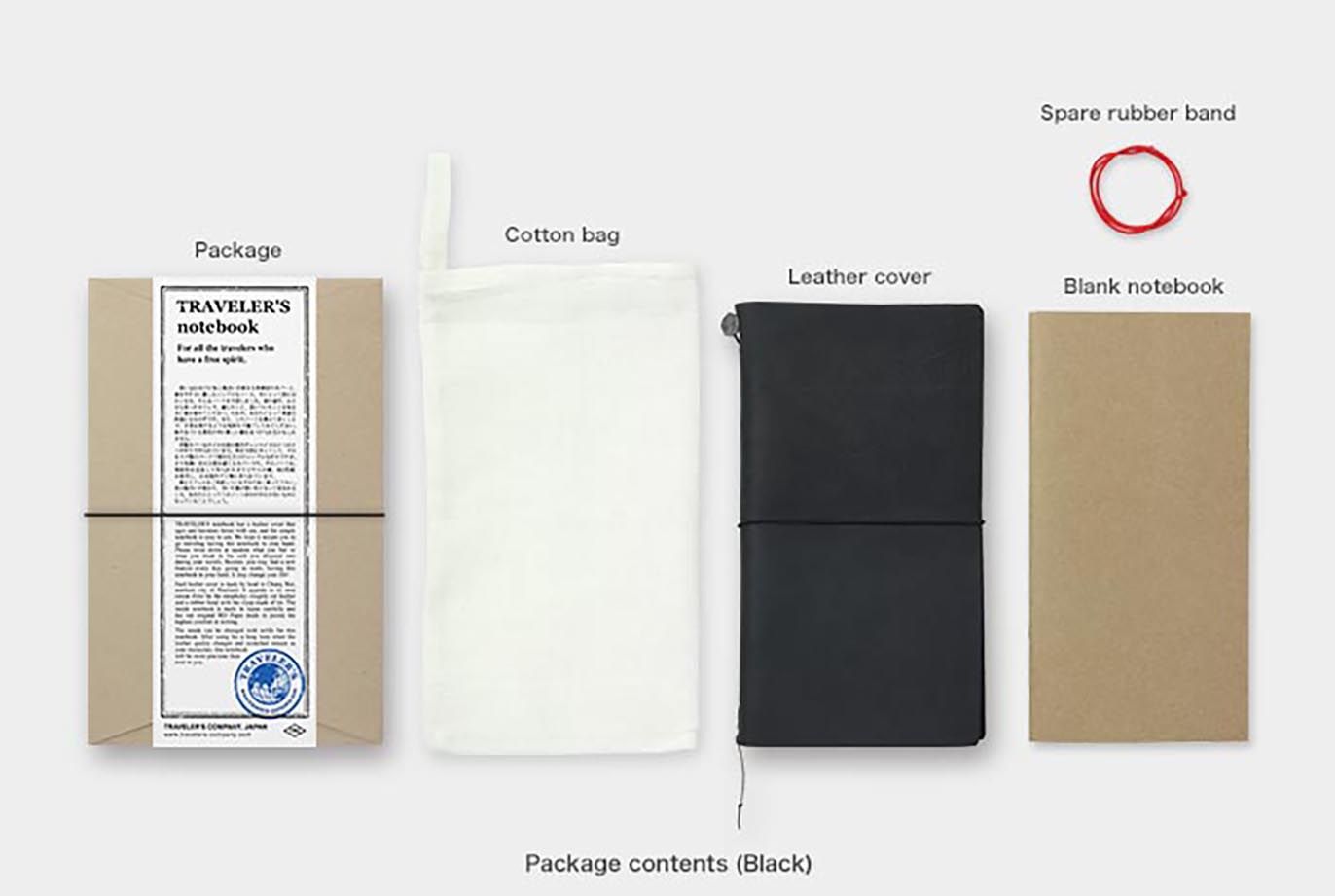 TRAVELER'S COMPANY | Traveler's Notebook Regular - Negro - Imagen 7