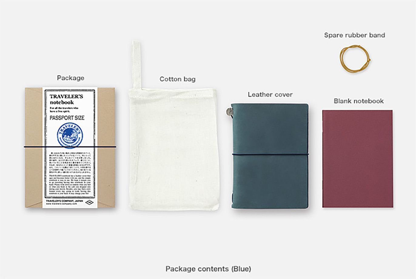 TRAVELER'S COMPANY | Traveler's Notebook Passport - Azul - Imagen 2