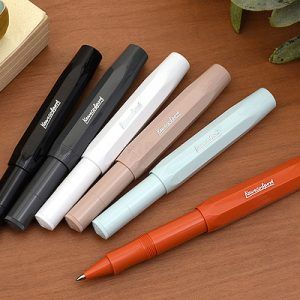 Roller 0,7 mm KAWECO Sport Skyline - Mint - Caja latón + Clip