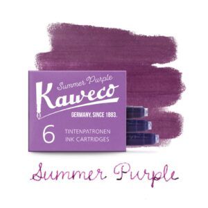 KAWECO | Caja 6 Cartuchos Tinta Summer Purple - Berenjena