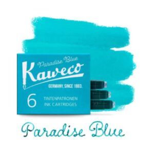 KAWECO | Caja 6 Cartuchos Tinta Paradise Blue - Turquesa