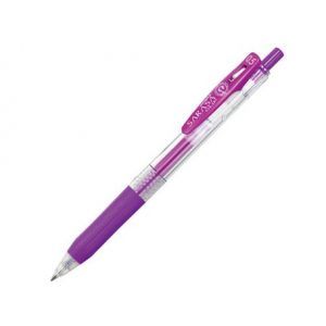 ZEBRA | Bolígrafo Gel 0.5 mm Sarasa Clip - Tinta Púrpura