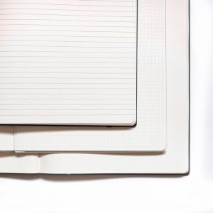 BLACKWING | Cuaderno Rayado A4 + Lápiz - Slate Pearl Blanco