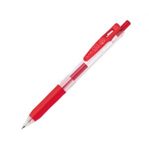 ZEBRA | Bolígrafo Gel 0.3 mm Sarasa Clip - Tinta Roja