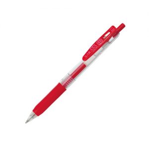 ZEBRA | Bolígrafo Gel 1.0 mm Sarasa Clip - Tinta Roja