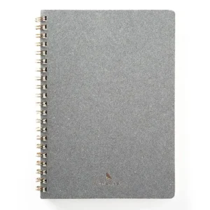 KUNISAWA | Cuaderno Cuadriculado A5 FIND RING - Gris