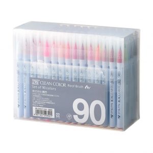 KURETAKE | Pack 90 Real Brush Pens - ZIG Clean Color