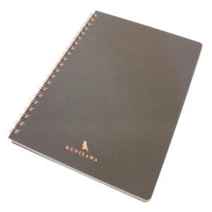 Cuaderno KUNISAWA A5 - FIND ring note charcoal