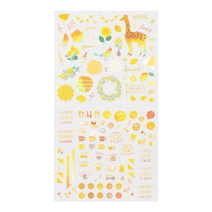 MIDORI | Pegatinas Sticker Collection 2559 - Color Yellow