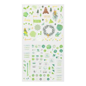 MIDORI | Pegatinas Sticker Collection 2561 - Color Green