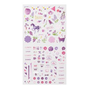 MIDORI | Pegatinas Sticker Collection 2562 - Color Purple