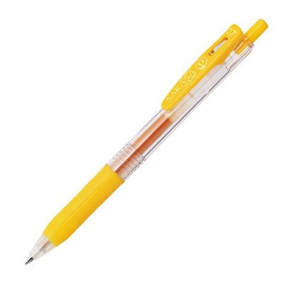ZEBRA | Bolígrafo Gel 0.7 mm Sarasa Clip - Tinta Amarillo