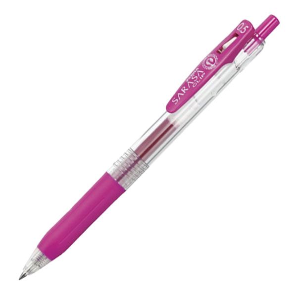 ZEBRA | Bolígrafo Gel 0.5 mm Sarasa Clip - Tinta Magenta