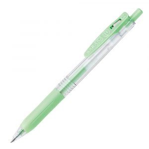 ZEBRA | Bolígrafo Gel 0.5 mm Sarasa Milk - Tinta Verde