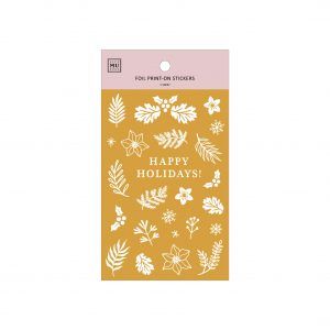 MU LIFESTYLE | Pegatinas transferibles foil (1 hoja) - Xmas 1001