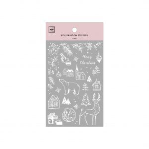 MU LIFESTYLE | Pegatinas transferibles foil (1 hoja) - Xmas 2001
