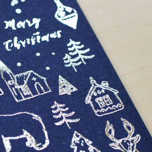 MU LIFESTYLE | Pegatinas transferibles foil (1 hoja) - Xmas 2001