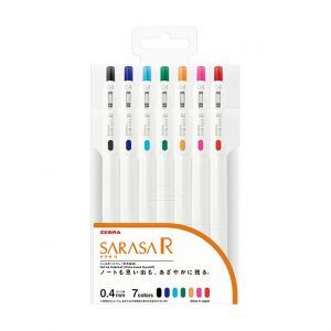 ZEBRA | Pack 7 Bolígrafos Gel 0.4 mm Sarasa R