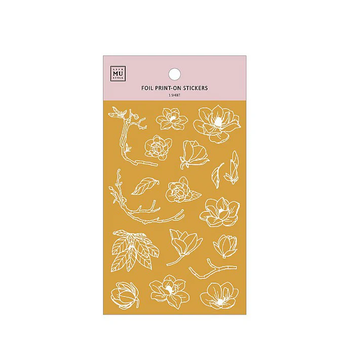 MU LIFESTYLE | Pegatinas transferibles foil (1 hoja) - 1004