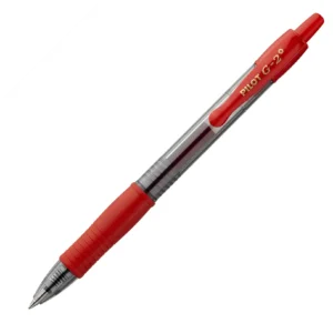 PILOT | Bolígrafo Gel 0.7 mm G-2 – Rojo