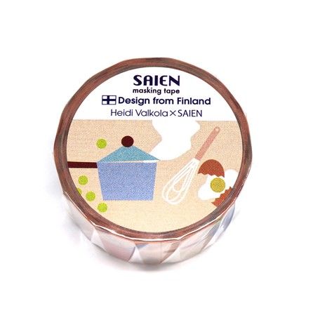 SAIEN | Masking Tape 20 mm x 5 m VALKOLA - Kitchen - Imagen 2