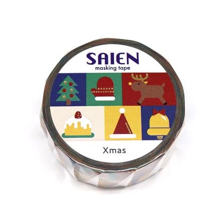 SAIEN | Masking Tape 20 mm x 5 m - XMAS - Imagen 3