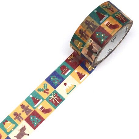 SAIEN | Masking Tape 20 mm x 5 m - XMAS - Imagen 2