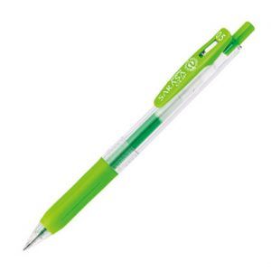 ZEBRA | Bolígrafo Gel 0.5 mm SARASA NEON - Tinta Verde
