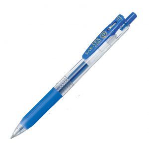 ZEBRA | Bolígrafo Gel 0.7 mm Sarasa Clip - Tinta Azul Pálido