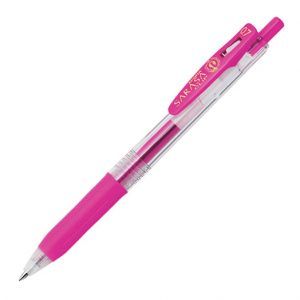 ZEBRA | Bolígrafo Gel 0.7 mm Sarasa Clip - Tinta Magenta