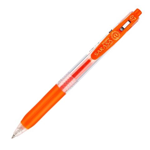 ZEBRA | Bolígrafo Gel 0.7 mm Sarasa Clip - Tinta Naranja Oscuro