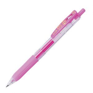 ZEBRA | Bolígrafo Gel 0.7 mm Sarasa Clip - Tinta Rosa Claro
