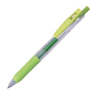 ZEBRA | Bolígrafo Gel 0.7 mm Sarasa Clip - Tinta Verde Claro