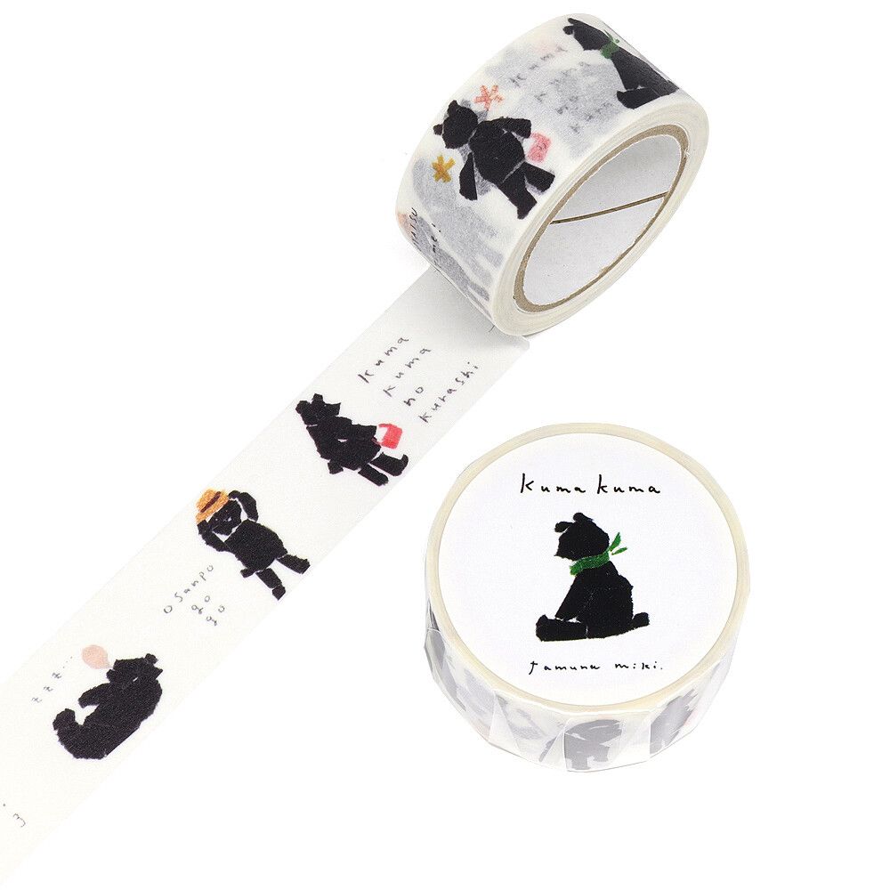 SAIEN | Masking Tape 20 mm x 7 m TAMURA - Kumakuma