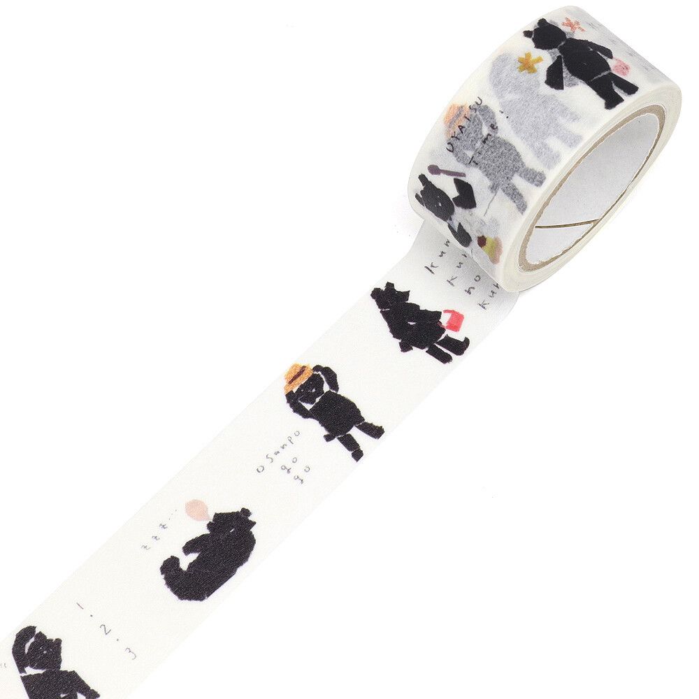 SAIEN | Masking Tape 20 mm x 7 m TAMURA - Kumakuma - Imagen 3