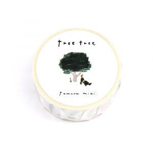 SAIEN | Masking Tape 20 mm x 7 m TAMURA - Tree Tree