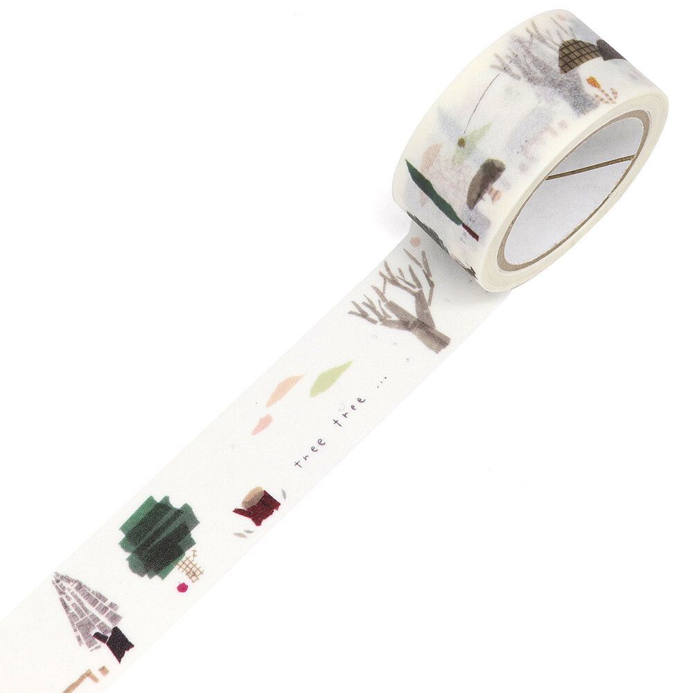 SAIEN | Masking Tape 20 mm x 7 m TAMURA - Tree Tree - Imagen 3