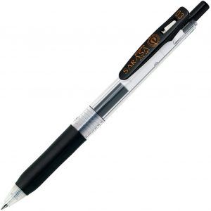 ZEBRA | Pack 10 Bolígrafos Gel 0,3 mm Sarasa Clip