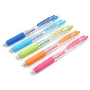 ZEBRA | Pack 5 Bolígrafos Gel 0.3 mm Sarasa Clip