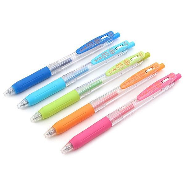ZEBRA | Pack 5 Bolígrafos Gel 0.3 mm Sarasa Clip - Imagen 2