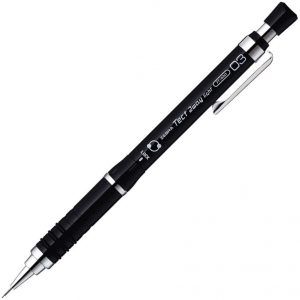 ZEBRA | Portaminas 0.3 Shaker - Tect 2 Way- Negro