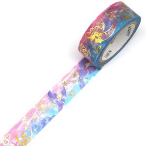 SAIEN | Masking Tape 15 mm x 7 m FOIL - Mermaid