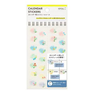 MIDORI | Pegatinas Calendar Sticker 2602 -  Flowers