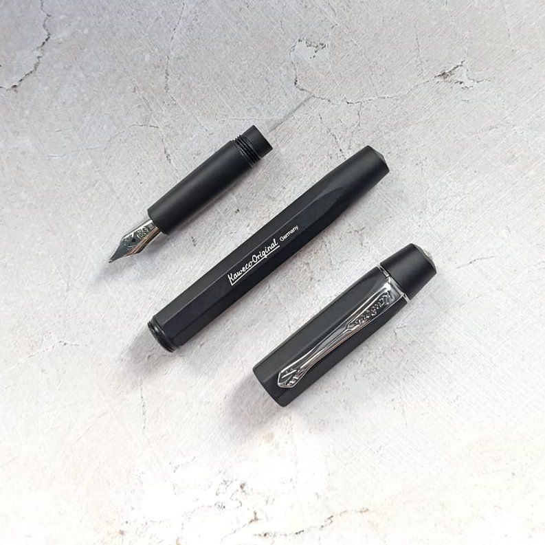 KAWECO | Pluma Estilográfica ORIGINAL 060 Aluminio - Black Chrome - Imagen 5