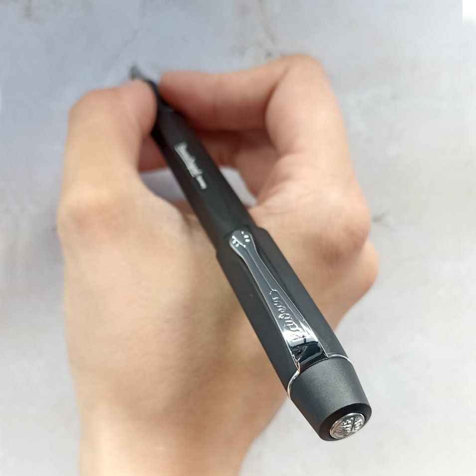 KAWECO | Pluma Estilográfica ORIGINAL 250 Aluminio - Black Chrome - Imagen 4