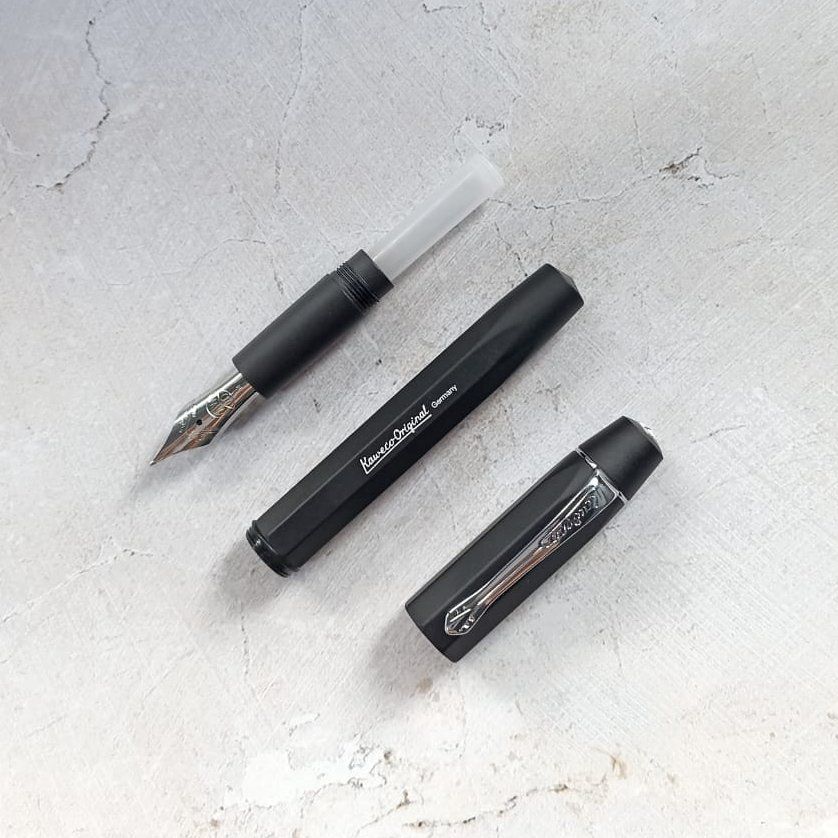 KAWECO | Pluma Estilográfica ORIGINAL 250 Aluminio - Black Chrome - Imagen 5