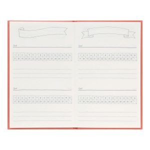 MIDORI | Diario de seguimiento de hábitos A6 - Habit Tracker Pink