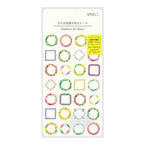 MIDORI | Pegatinas Stickers for Diary - Daily Records Frames