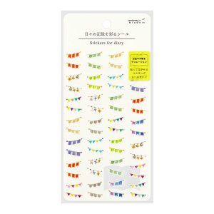 MIDORI | Pegatinas Stickers for Diary - Daily Records Garlands